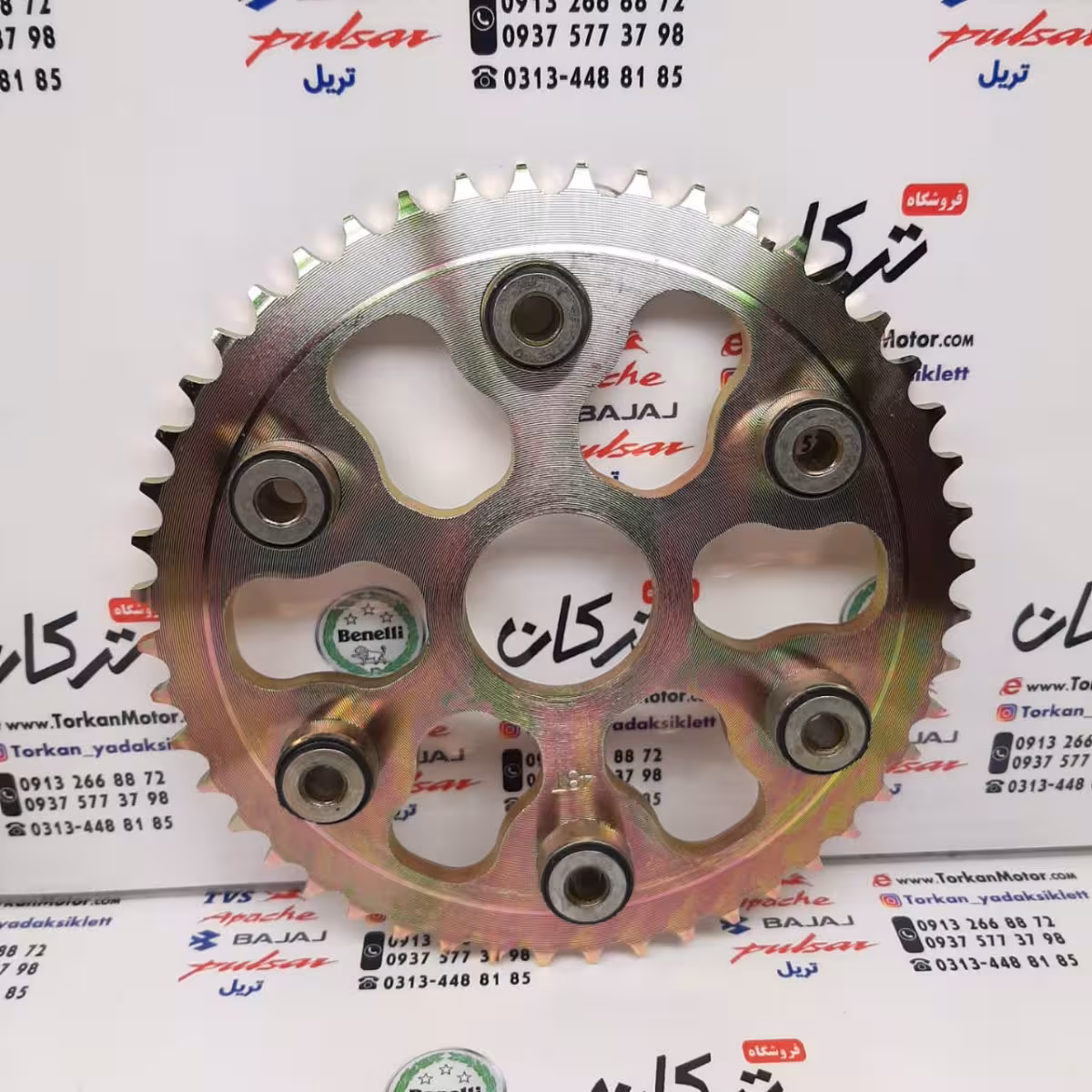 دنده ( طبق ) زنجیر چرخ عقب 428 موتور تریل فلات طرح KTM کی تی ام