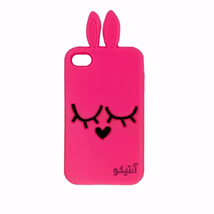 قاب عروسکی سیلیکونی دخترانه مناسب برای iPhone 4-کد1207