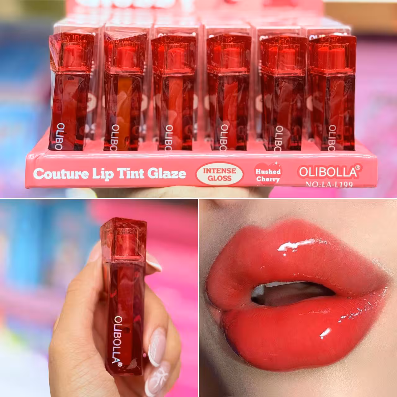 تینت لب آلبالویی اولیبالا کدL199