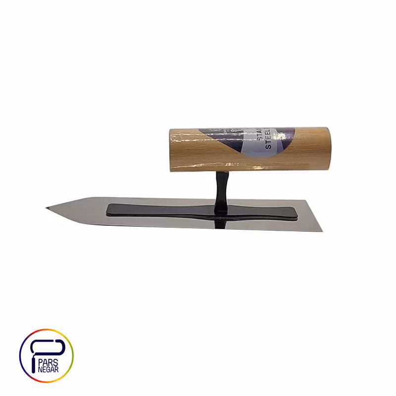 ماله استیل پتینه دسته چوبی GSB کد GS-K009 سایز23×7 سانت