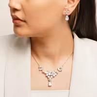 نیم ست جواهری Lovisa Rhodium رادیوم..