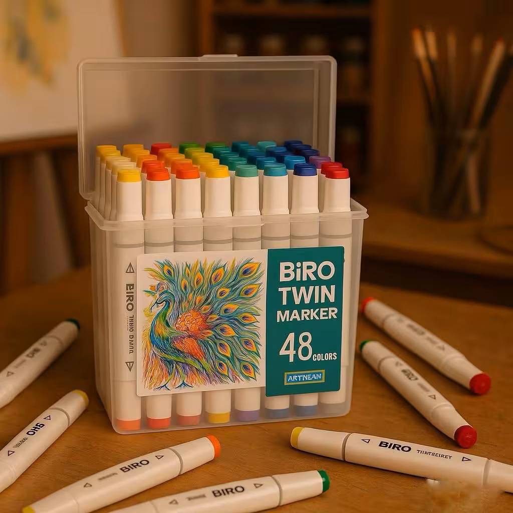 ماژیک دو سر 48 رنگ راندو بیرو