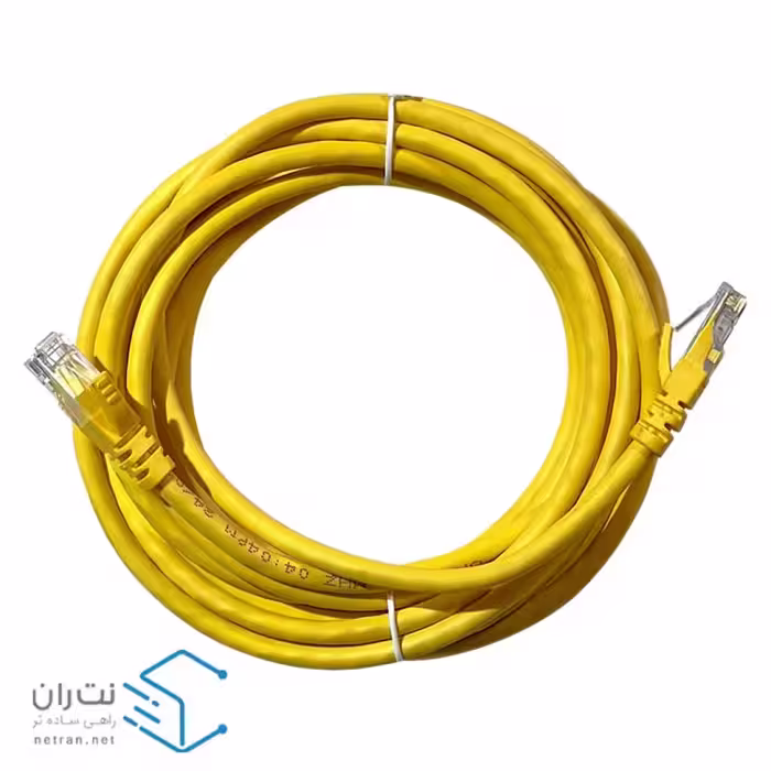 قیمت و خرید پچ کورد لگراند Cat6 UTP با روکش PVC رنگ زرد 5 متری | نت ران