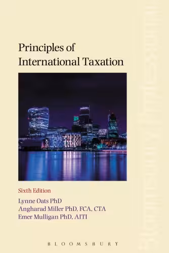 خرید و دانلود نسخه کامل کتاب Principles of International Taxation (6th Edition) - Orginal Pdf