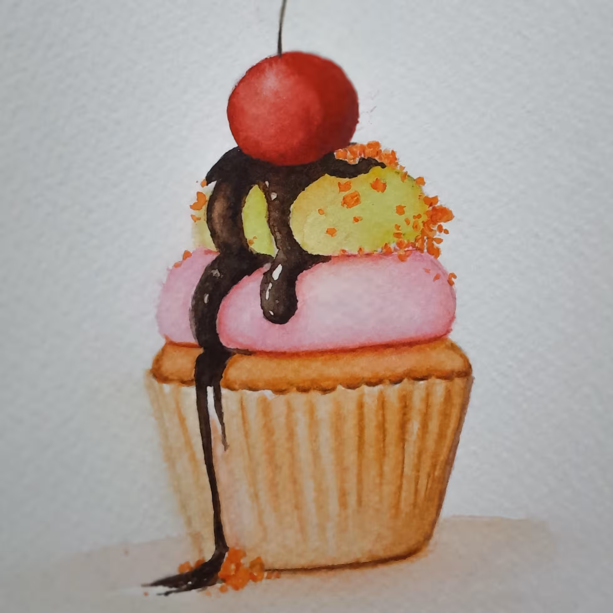 دو عدد نقاشی آبرنگ بدون قاب و ابعاد 15 در 20 سانتیمتر 