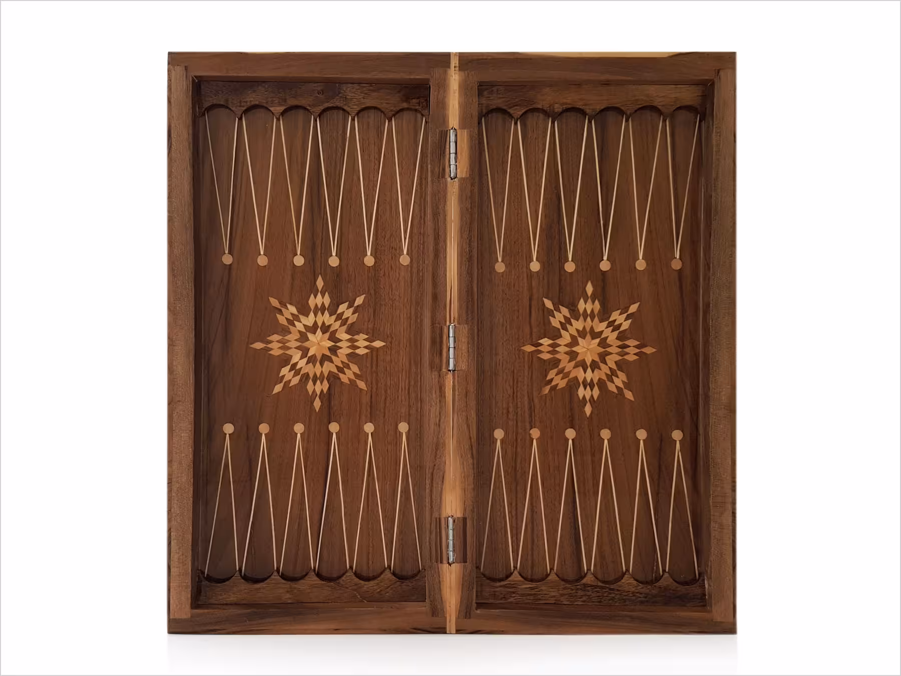 تخته نرد ریشه گردو سنندج لبه گرد و لبه تخت