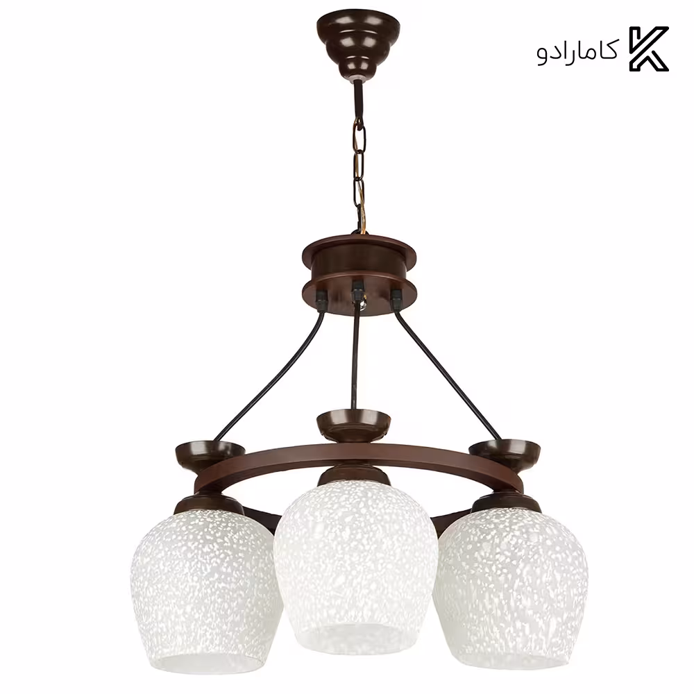 لوستر 3 شعله چشمه نور کد G576-3