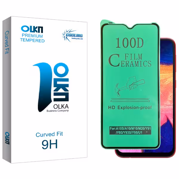 محافظ صفحه نمایش سرامیکی کولینگ مدل Olka glass مناسب برای گوشی موبایل سامسونگ Galaxy A10