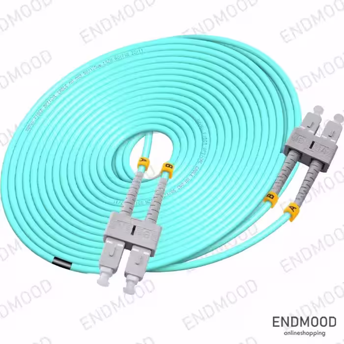 پچ کورد فیبر نوری 3 متری داپلکس نگزنس Nexans OM3 SC-SC