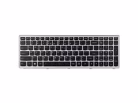 کیبورد لپ تاپ لنوو Lenovo IdeaPad Z510 مشکی-با فریم نقره ای اورجینال کارکرده