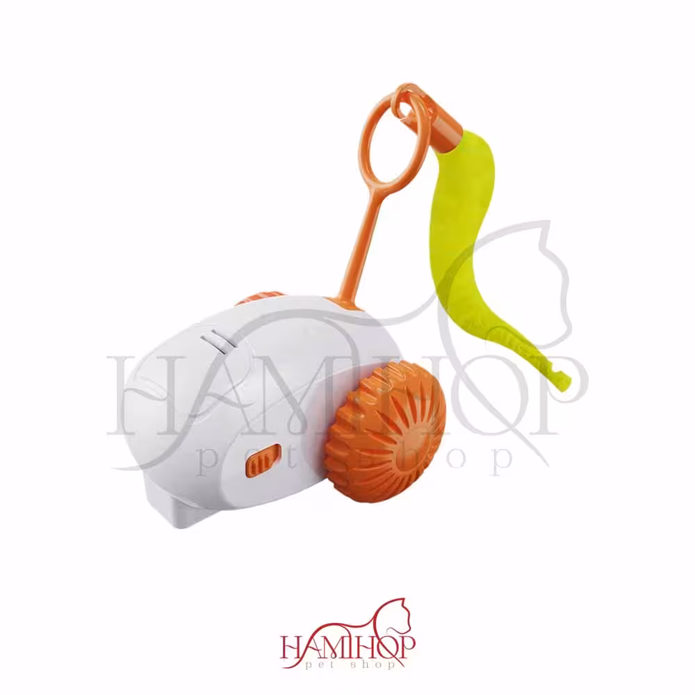 اسباب بازی ماشین متحرک پر دار سگ و گربه