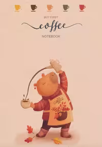 دفتر یادداشت خط دار کافی (COFFEE،کد 541)