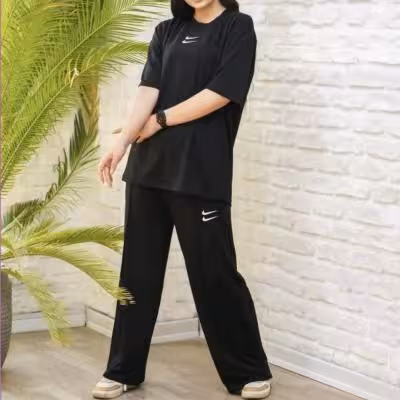ست تیشرت شلوار لانگ زنانه