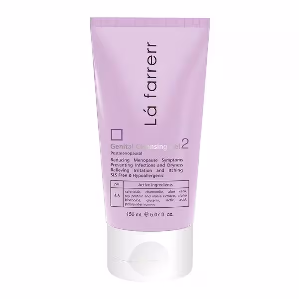 ژل شستشو ناحیه تناسلی پس از یائسگی 2 لافارر (150 میلی لیتر)