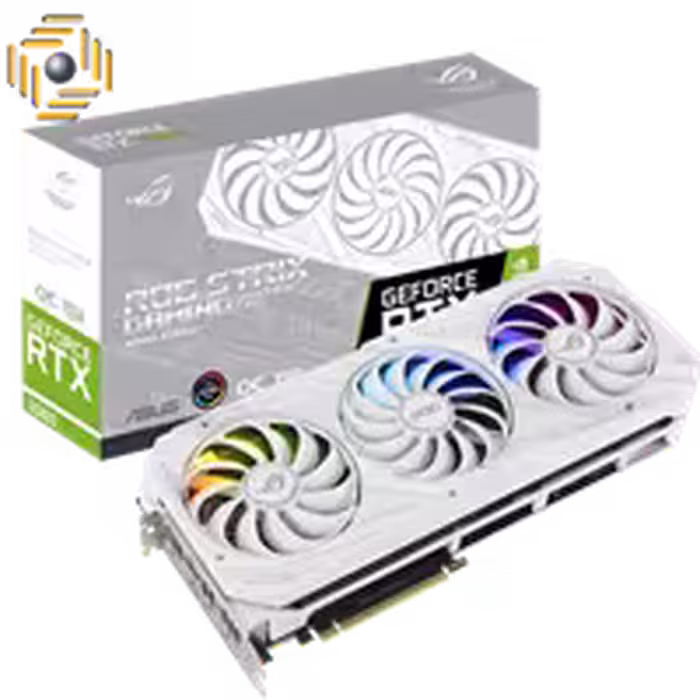 کارت گرافیک ایسوس مدل ROG-STRIX-RTX3070-O8G-GAMING WHITE