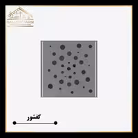 کفشور استیل مانا حبابی mm125*125 ورق2میل استیل304