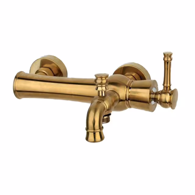 شیر حمام راسان مدل الیزه طلا مات