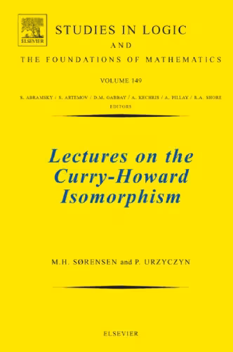 خرید و دانلود نسخه کامل کتاب Lectures on the Curry-Howard Isomorphism