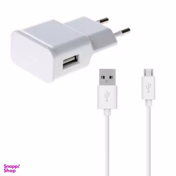 شارژر دیواری مدل 140 به همراه کابل تبدیل MicroUSB