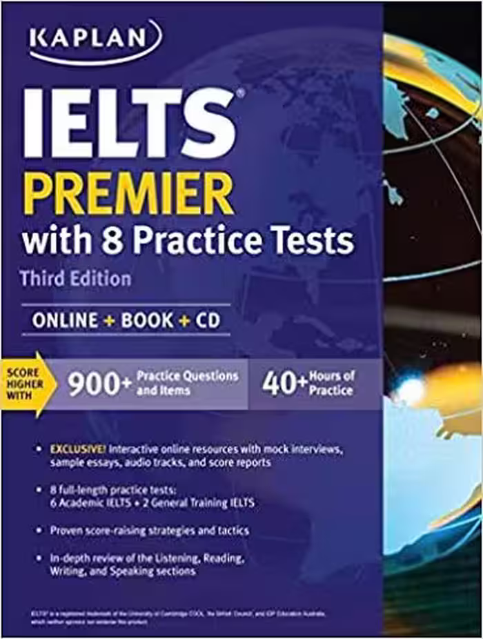کتاب Kaplan IELTS Premier 3rd