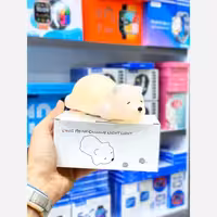 شب خواب چراغ خواب سیلیکونی RGB طرح خرس دروغگو