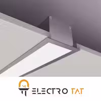 چراغ خطی لاینر توکار عرض 4.5 سانتیمتر ( کم عمق ) سفارشی الکتروتات