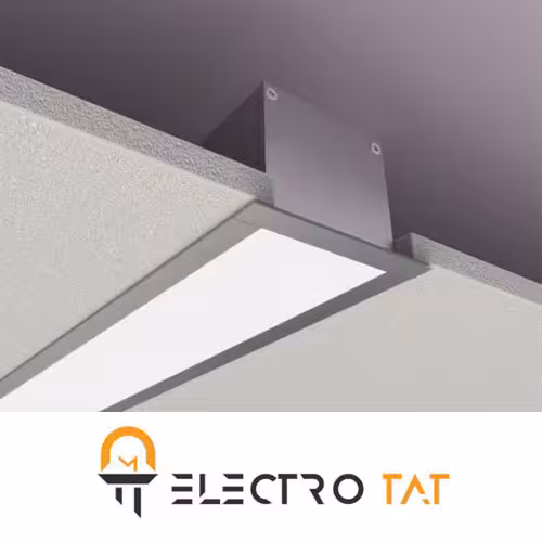 چراغ خطی لاینر توکار عرض 4.5 سانتیمتر ( کم عمق ) سفارشی الکتروتات