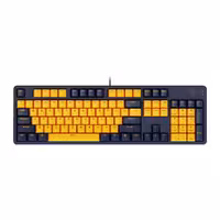 کیبورد گیمینگ رپو مدل  V500PRO 2024 Yellow Blue