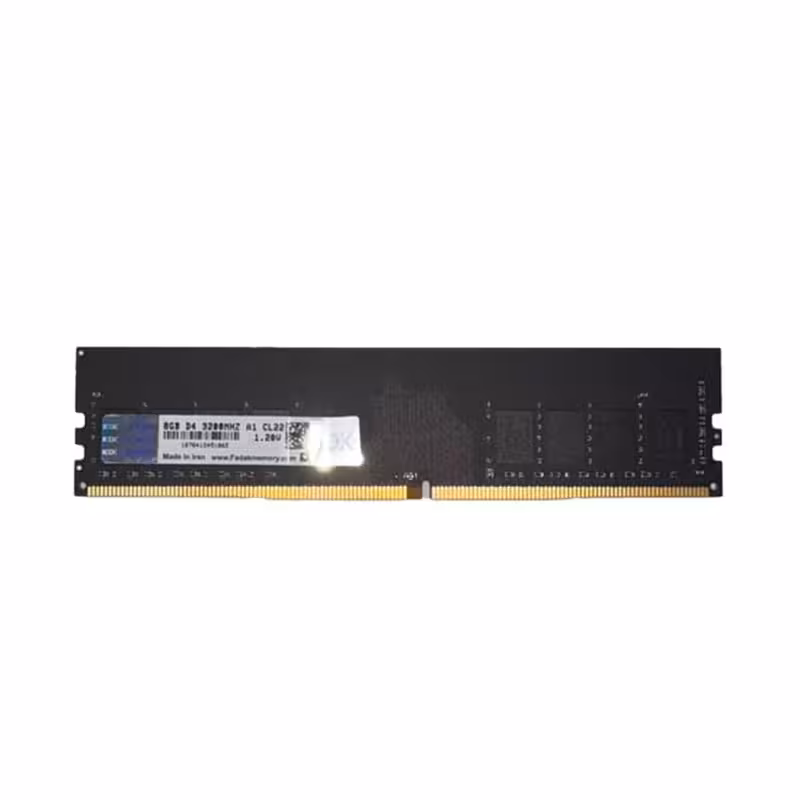 رم دسکتاپ DDR4 تک کاناله 3200 مگاهرتز CL22 فدک مدل A1 ظرفیت 8 گیگابایت | کالا مکس