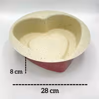 قالب گرانیتی شارلوت قلب کف برجسته