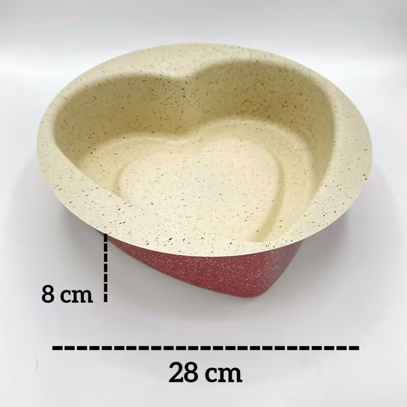 قالب گرانیتی شارلوت قلب کف برجسته