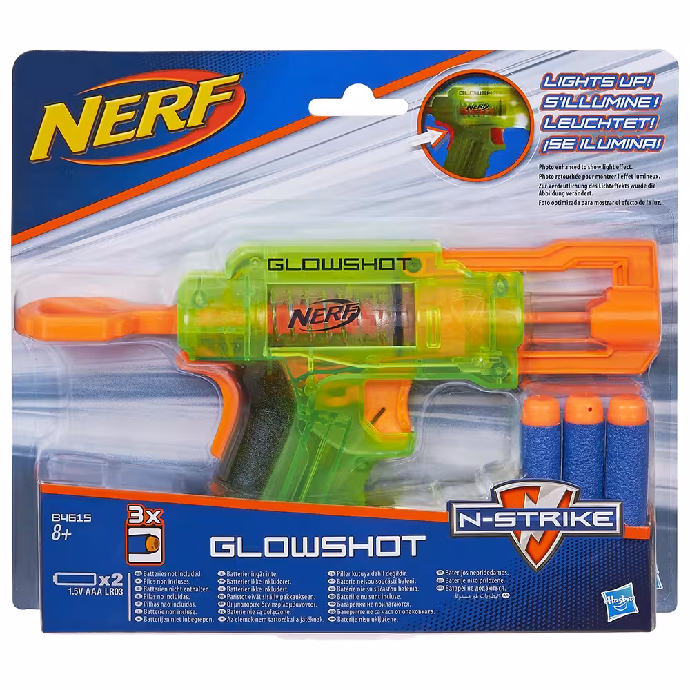 تفنگ نرف Nerf مدل Glowshot