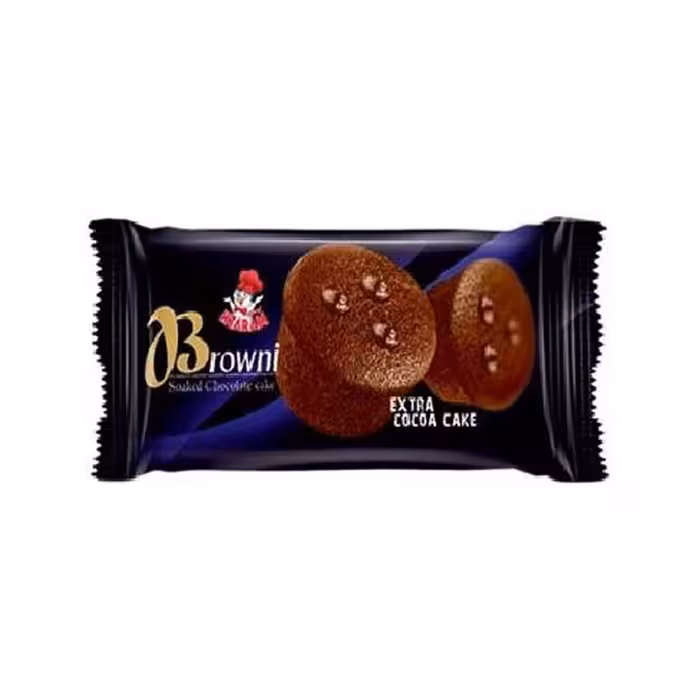 کیک دوقلو با کرم کاکائو براونی ایسترم 60 گرمی