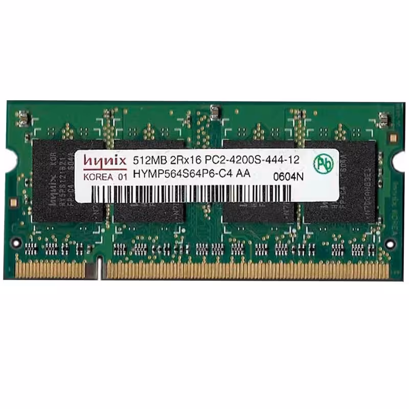 رم لپ تاپ DDR2 دو کاناله 533 مگاهرتز CP6 هاینیکس مدل 4200s ظرفیت 512 مگابایت