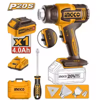 ارسال فوری   امکان خرید حضوری   ضمانت اصالت کالا   سشوار صنعتی 20 ولت شارژی اینکو کد HGLI20065