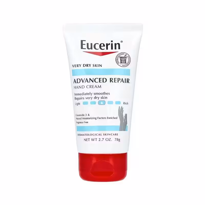 کرم دست اوسرین ادونس ریپیر مخصوص پوست خیلی خشک | Eucerin VERY DRY SKIN ADVANCED REPAIR HAND CREAM 78 gr