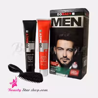 کیت رنگ مو مشکی مردانه دوماسی حجم 50 میلی لیتر