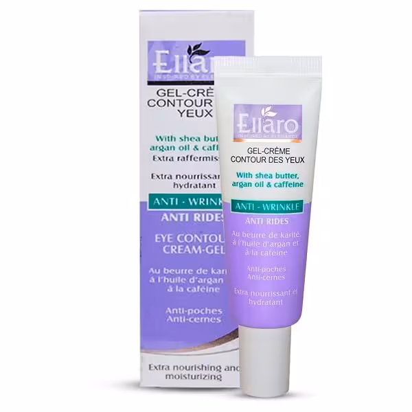 کرم دور چشم آنتی رینکل الارو ELLARO EYE CONTOUR CREAM-GEL ANTI WRINKLE