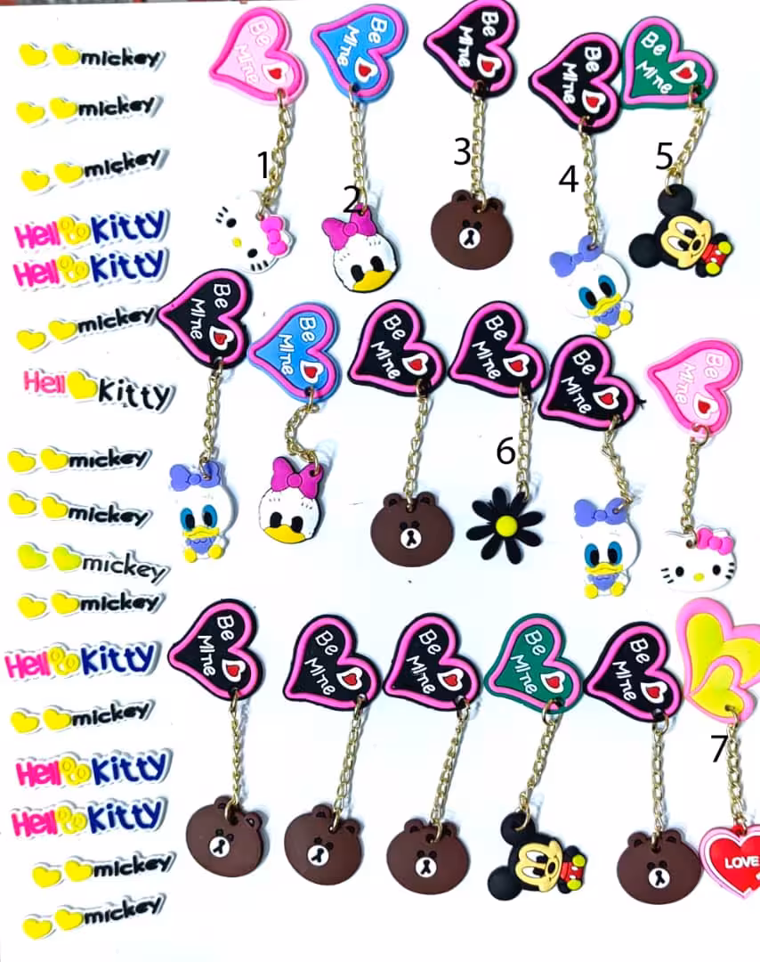 استیکر عروسکی برجسته سری دومEsticer phone silicone design