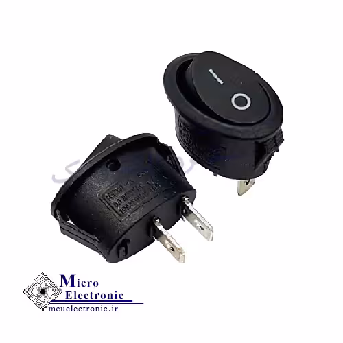 کلید راکر بیضی دوحالته KCD7-101 2PIN