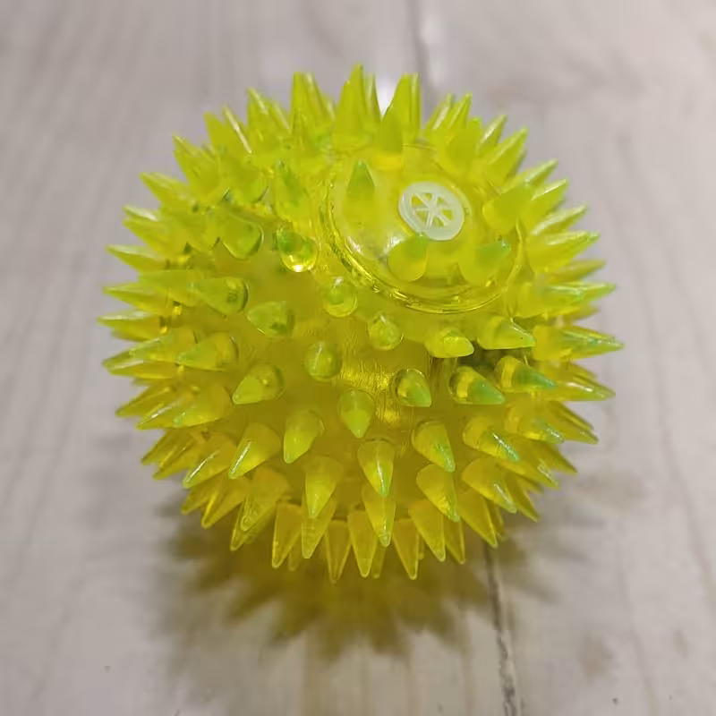 توپ خار دار جیقی خرگوش جیقی چراغ دار توپ جیقی اسباب بازی در رنگ و طرح های مختلف ( قیمت عالی