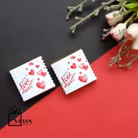 شکلات کادویی مربعی 3 در 3 سانتی متری 16