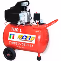 کمپرسور باد پمپ باد مدل 100 لیتری روغنی 3 اسب کوبله MOFID مفید