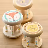 جغجغه استوانه‌ای چوبی طرح حیوانات کد BZ-47-Aبرند پیکاردو