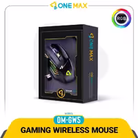 موس گیمینگ RGB مدل ONEMAX-OM-GW5B