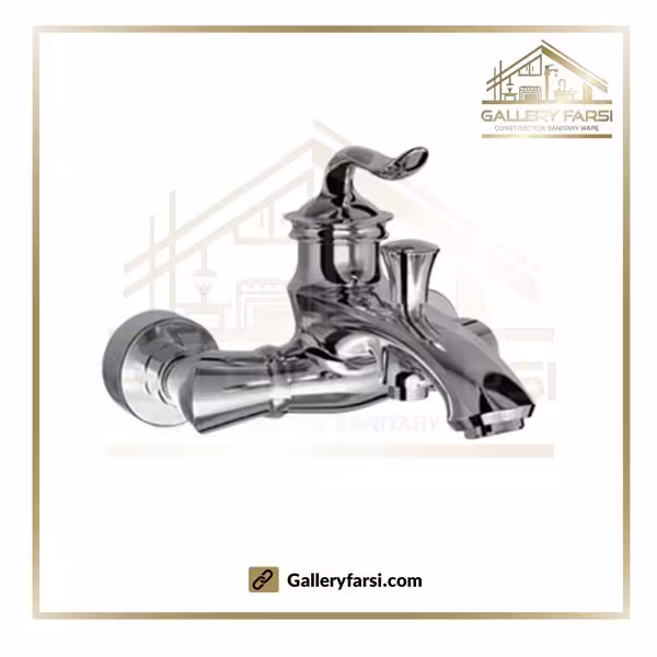 شیر حمام شودر مدل لوکا کروم