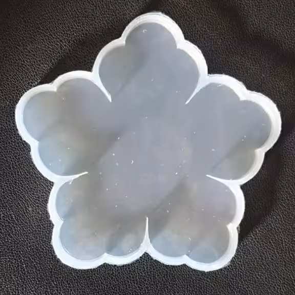 قالب سیلیکونی طرح گل پنج پر قطر 30 سانتی متر