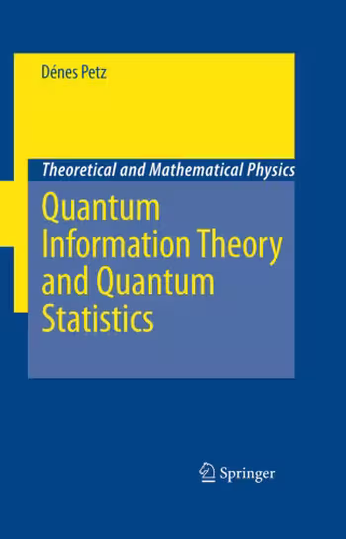 خرید و دانلود نسخه کامل کتاب Quantum Information Theory and Quantum Statistics