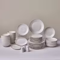 سرویس غذاخوری 53 پارچه 12 نفره کاراجا هنرمند Forever Bone Artiste سفید