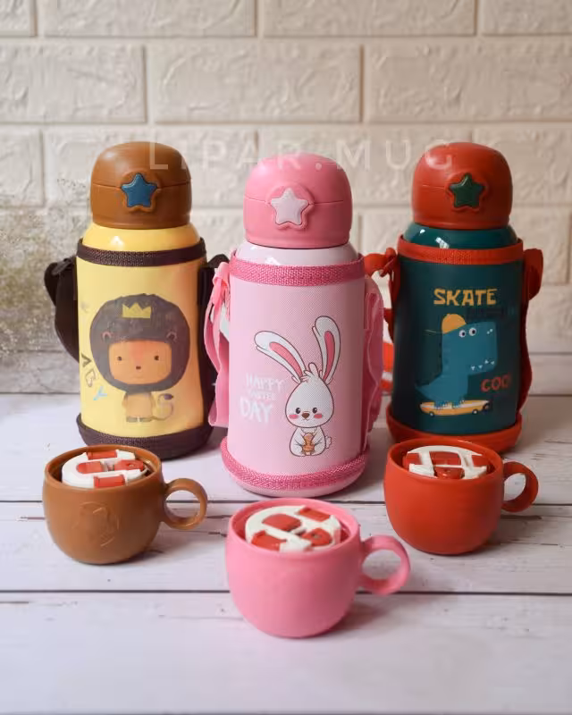 فلاسک کیف دار دو کاره عروسکی 316